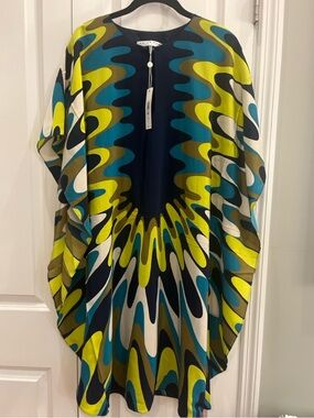 Trina Turk Global 2 Dress NWT Size S Bold Print Silk $398